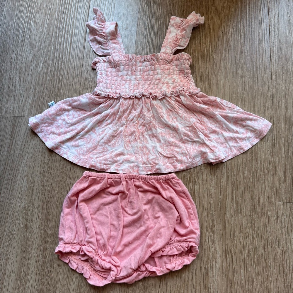 Posh Peanut Blush Baby Outfit